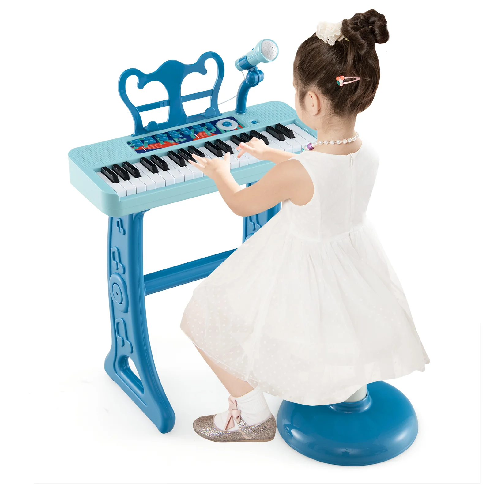 Kids Piano Keyboard 37-Key Kids Toy Keyboard Piano with Microphone for 3+ Kids - Image 4