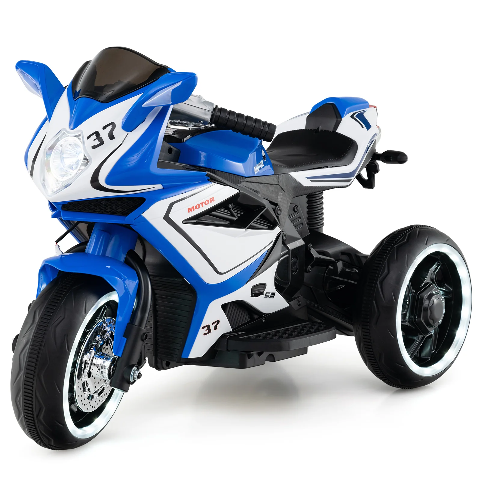 Kids Ride on Motorcycle 6V Battery Powered Mini Electric Motorbike with LED Lights - Image 10