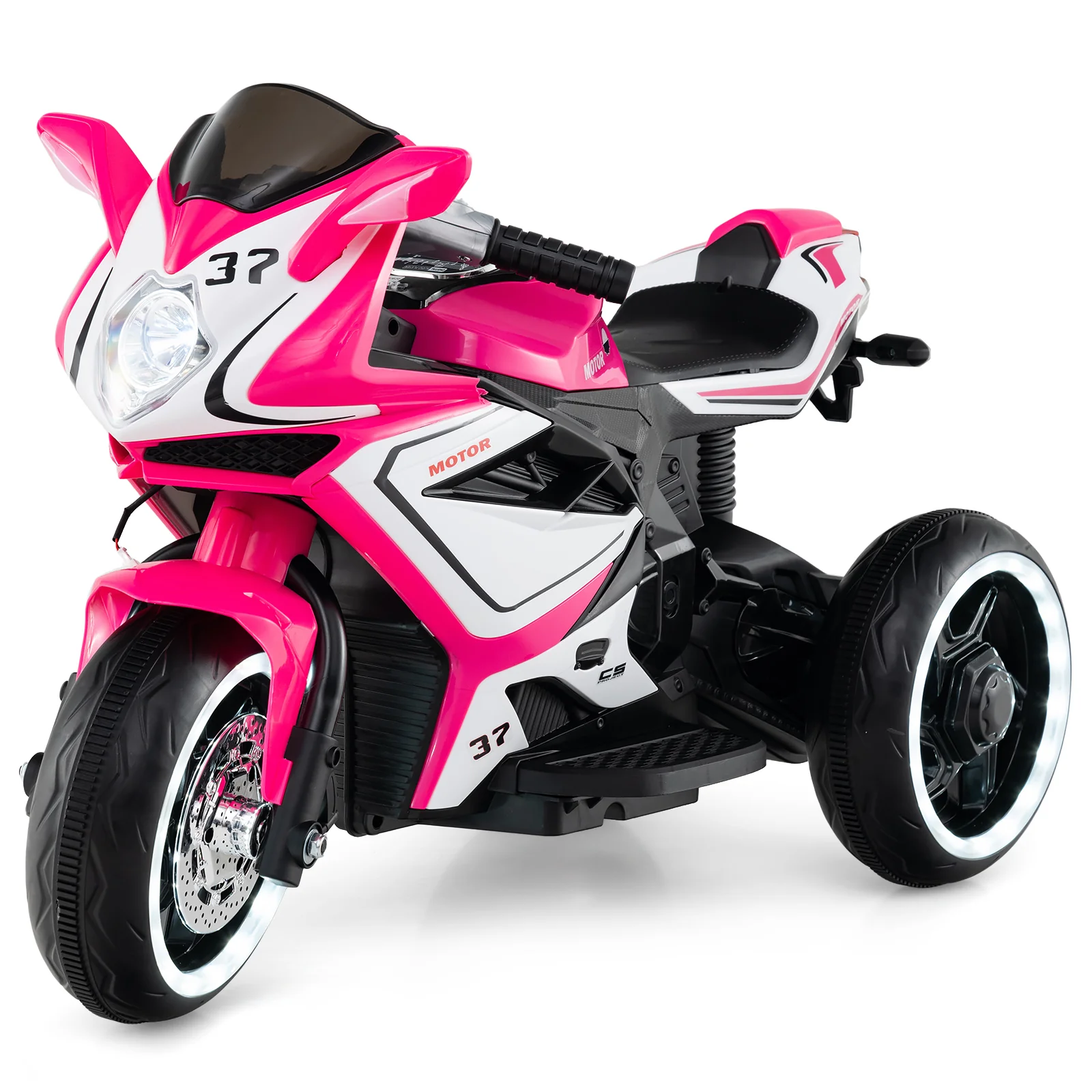 Kids Ride on Motorcycle 6V Battery Powered Mini Electric Motorbike with LED Lights - Image 18