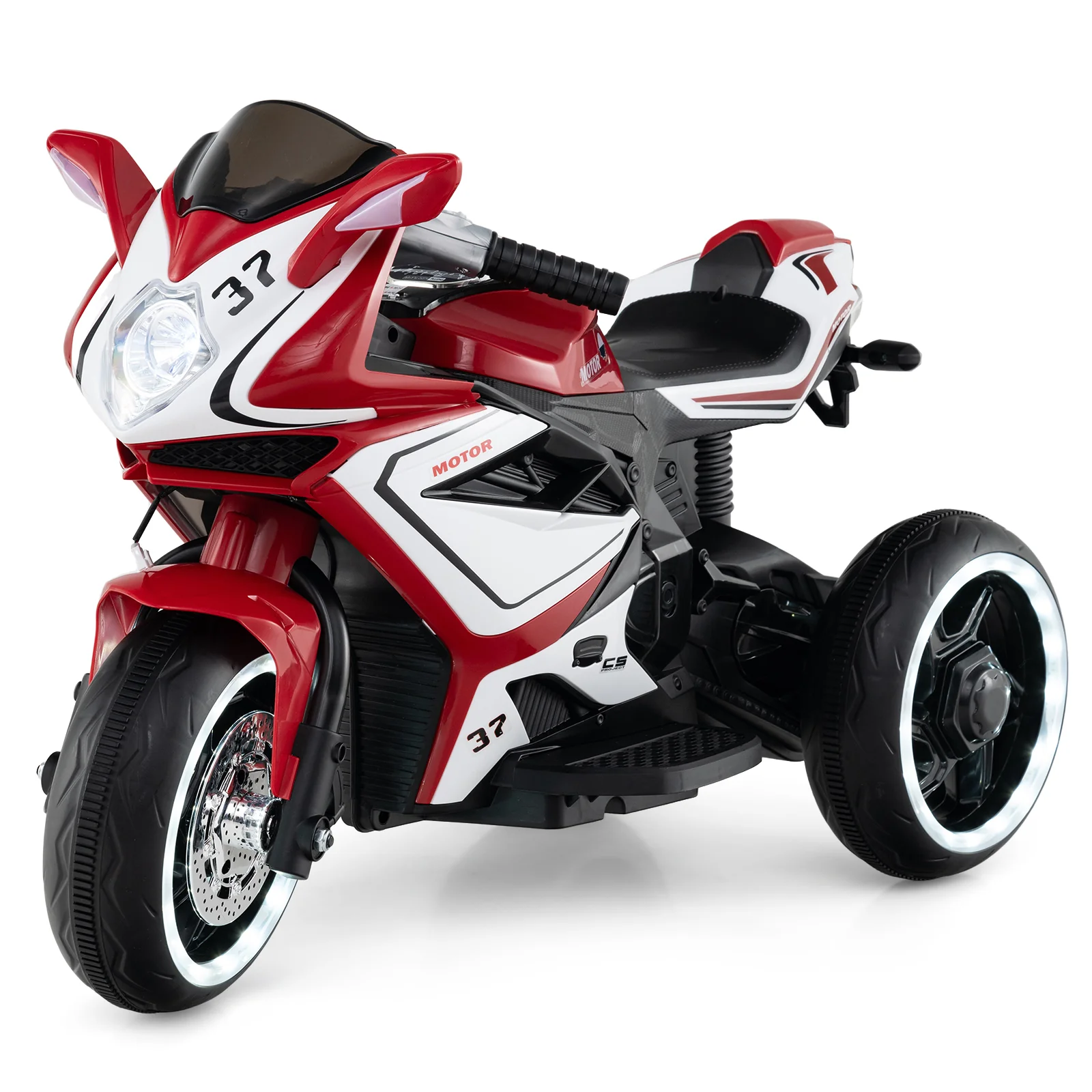 Kids Ride on Motorcycle 6V Battery Powered Mini Electric Motorbike with LED Lights - Image 26