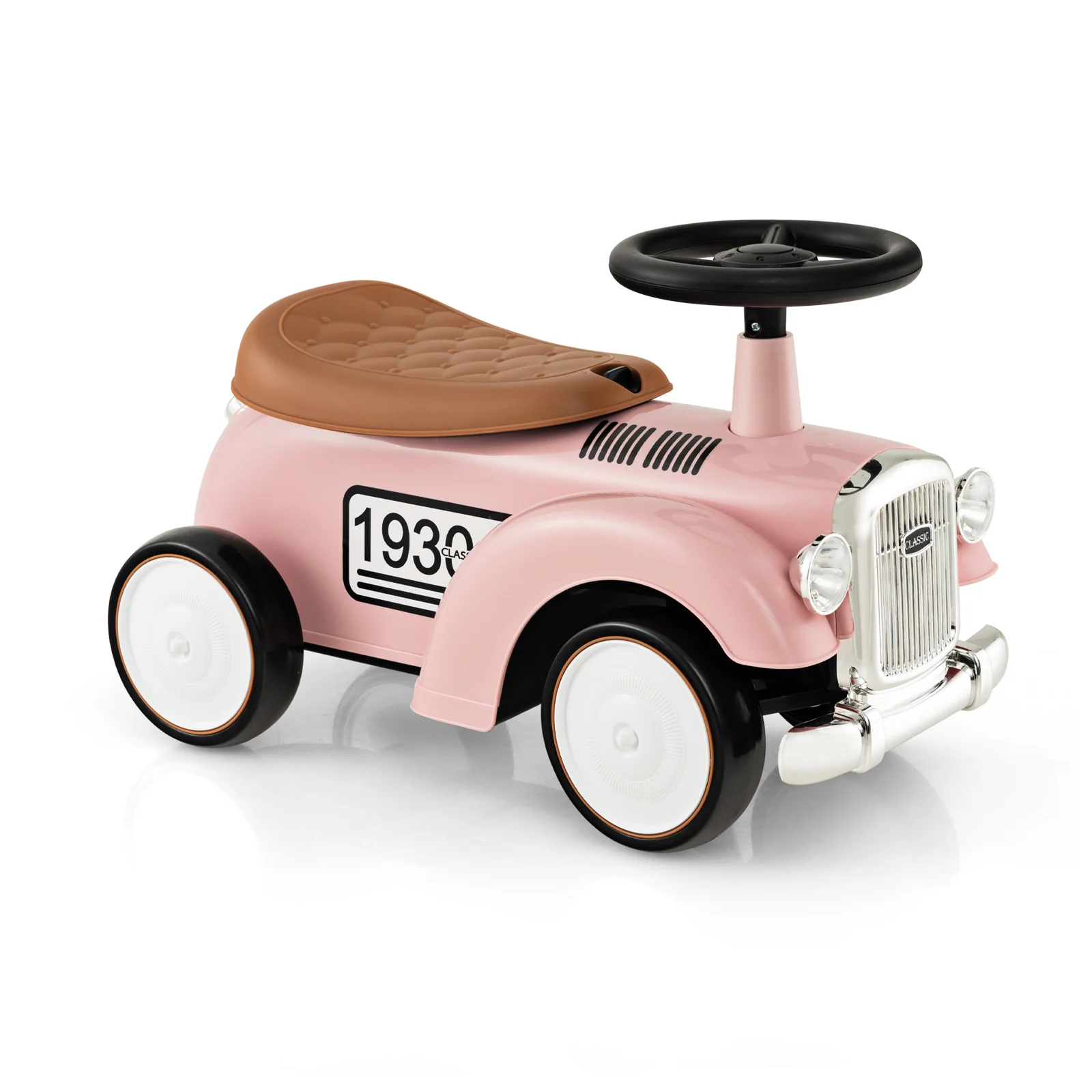 Kids Sit to Stand Vehicle with Working Steering Wheel and Under Seat Storage - Image 19