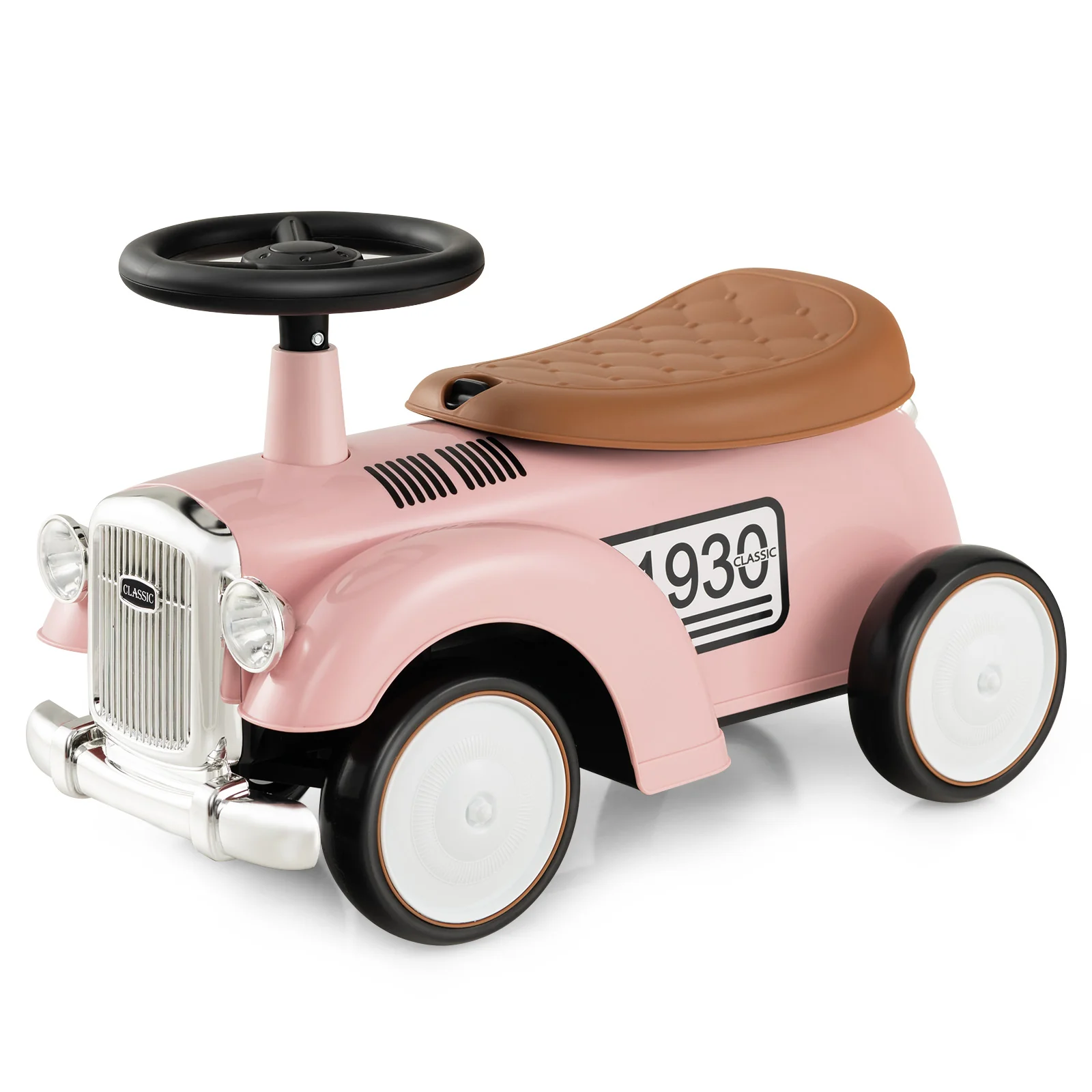 Kids Sit to Stand Vehicle with Working Steering Wheel and Under Seat Storage - Image 20