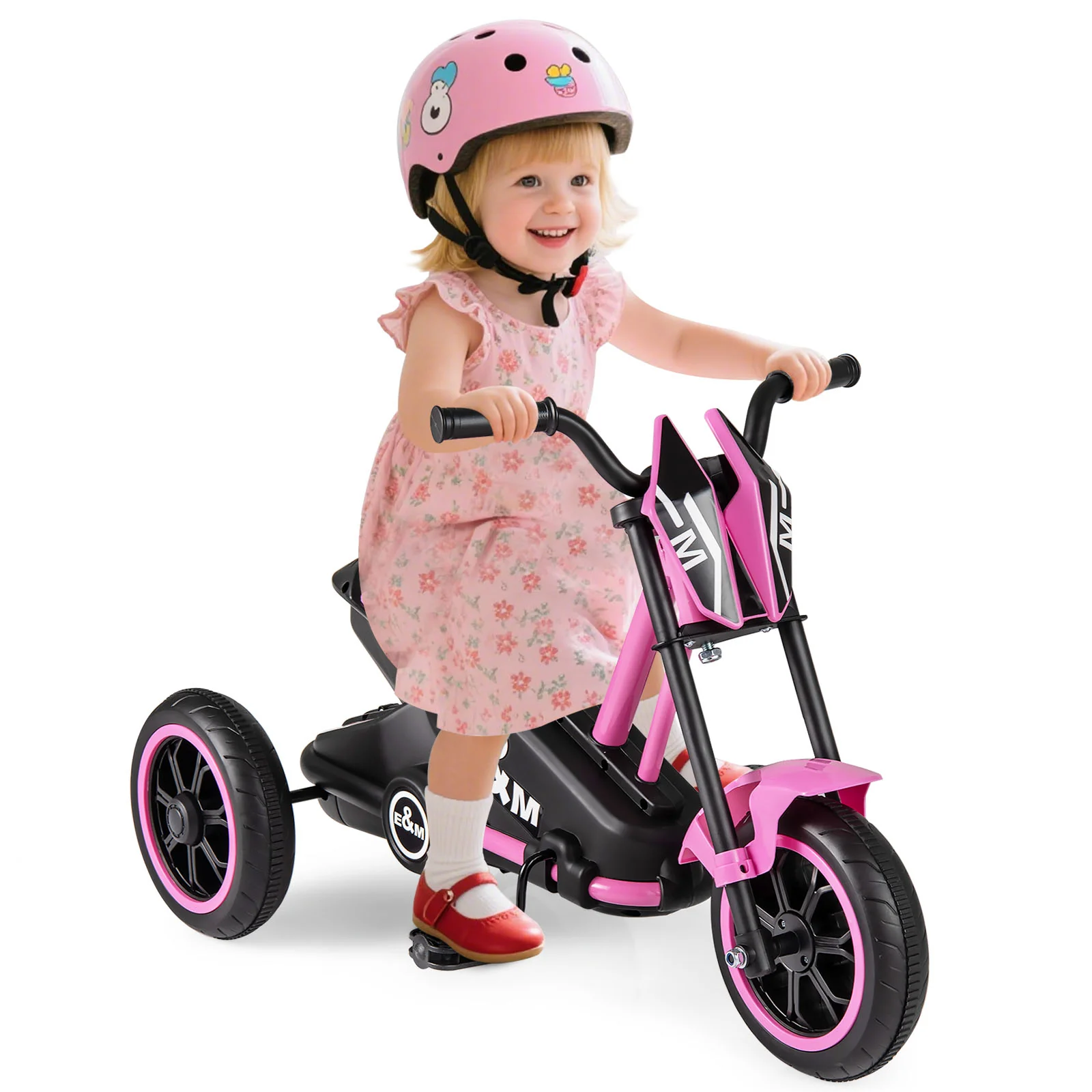Kids Tricycle 3-Wheel Toddler Bike with Foot Pedals Forward Backward - Image 12