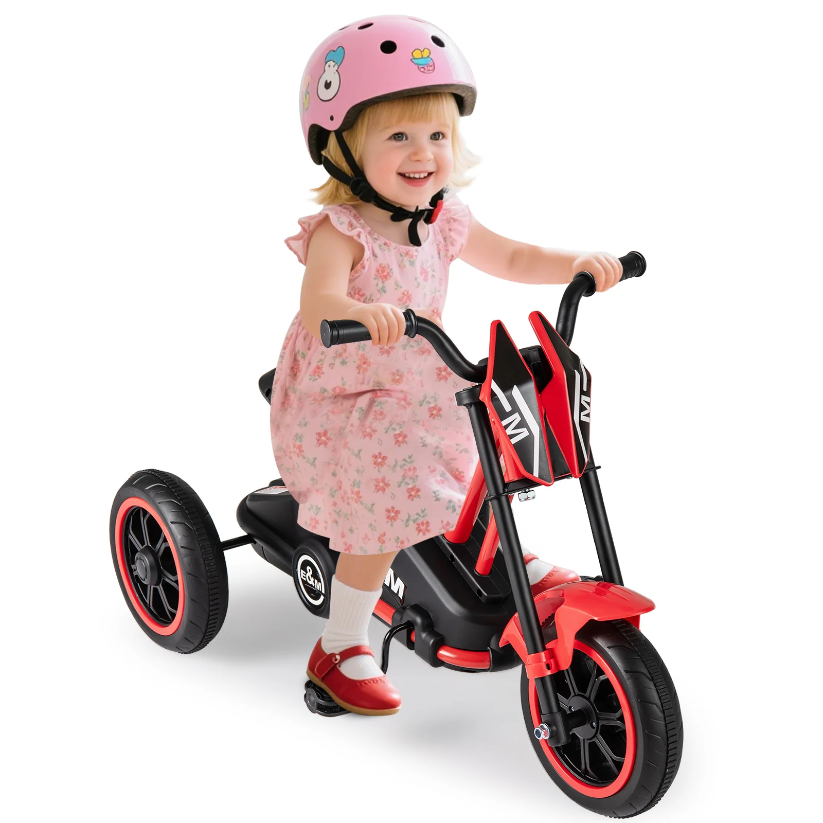 Kids Tricycle 3-Wheel Toddler Bike with Foot Pedals Forward Backward - Image 20