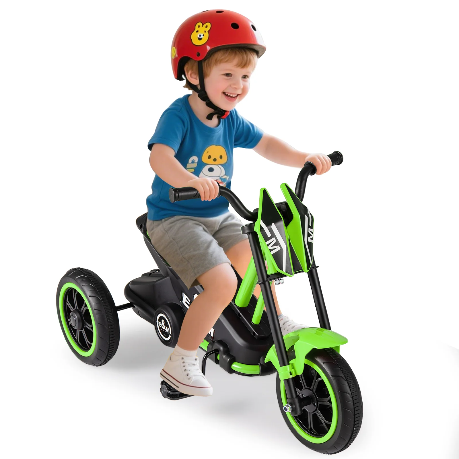 Kids Tricycle 3-Wheel Toddler Bike with Foot Pedals Forward Backward - Image 4