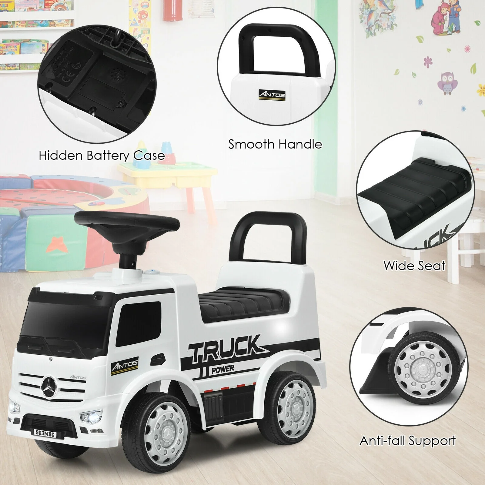 Licensed Mercedes Benz Kids Fire Engine Racer - Image 10