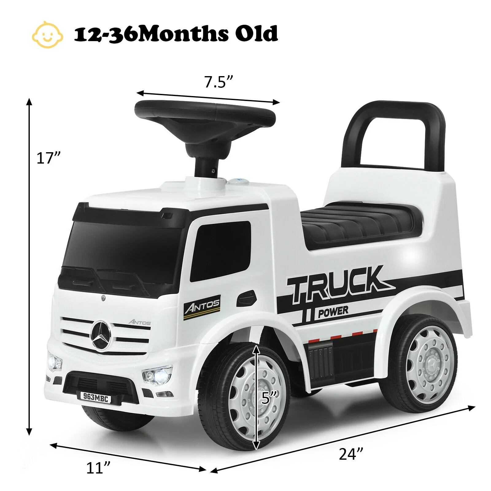 Licensed Mercedes Benz Kids Fire Engine Racer - Image 12