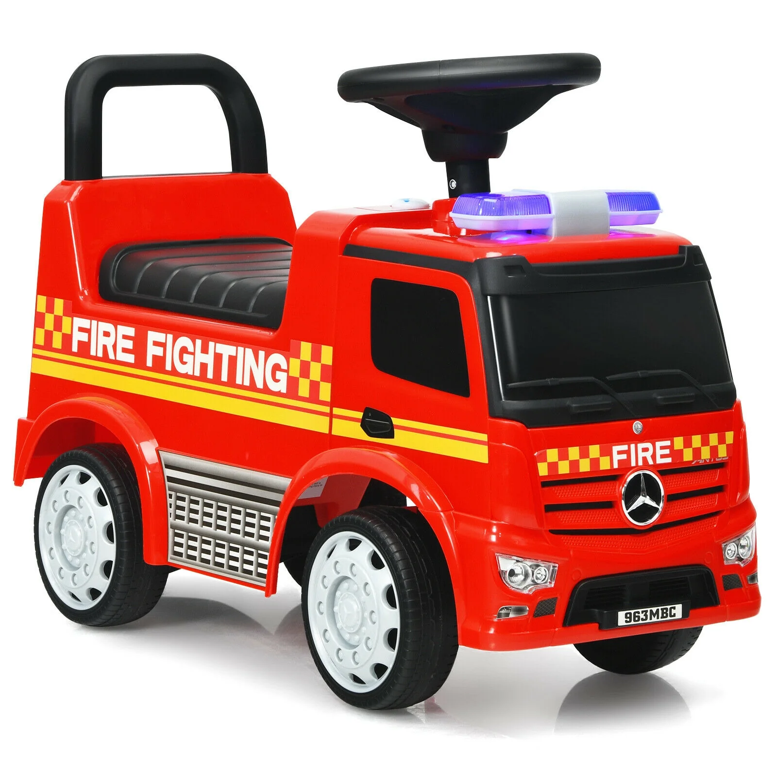 Licensed Mercedes Benz Kids Fire Engine Racer - Image 3