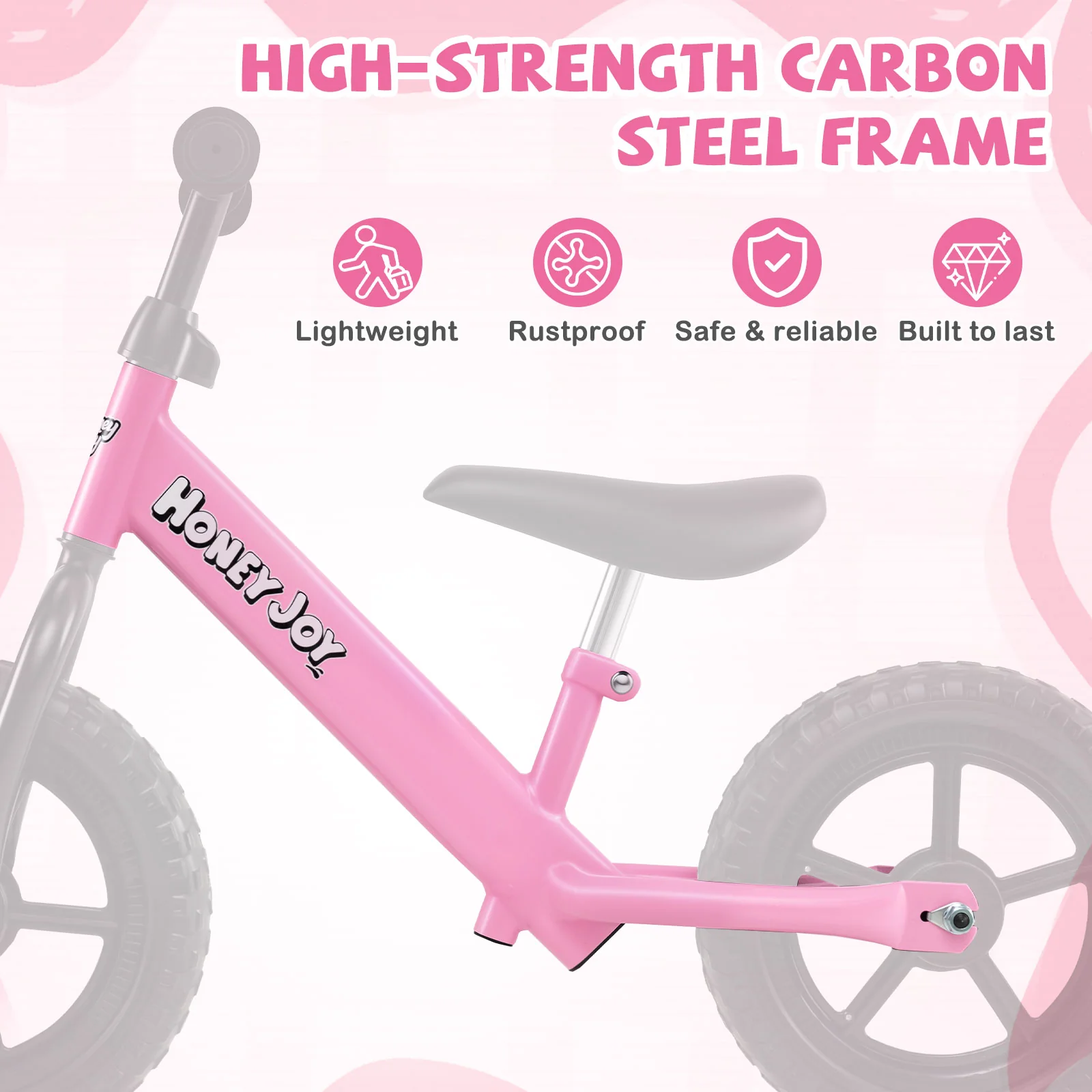 Lightweight Toddler Balance Bike No Pedal Training Bicycle - Image 14
