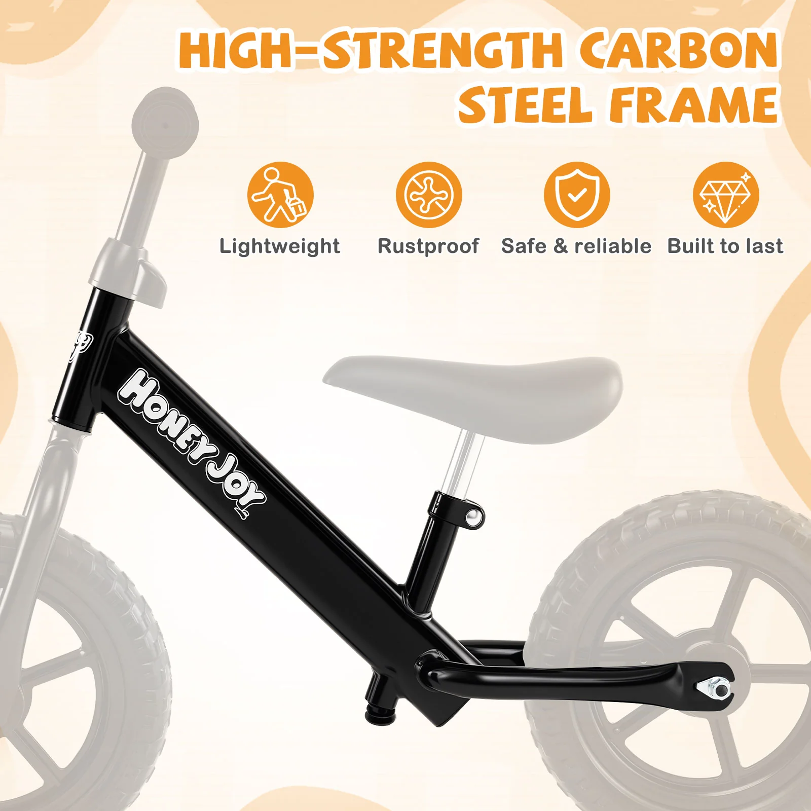 Lightweight Toddler Balance Bike No Pedal Training Bicycle - Image 22