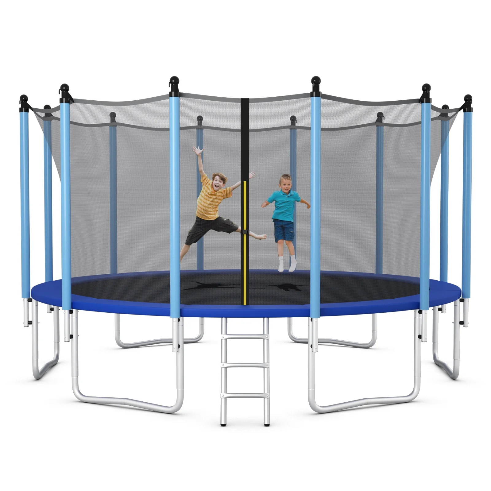 Outdoor Trampoline with Safety Closure Net - Image 29