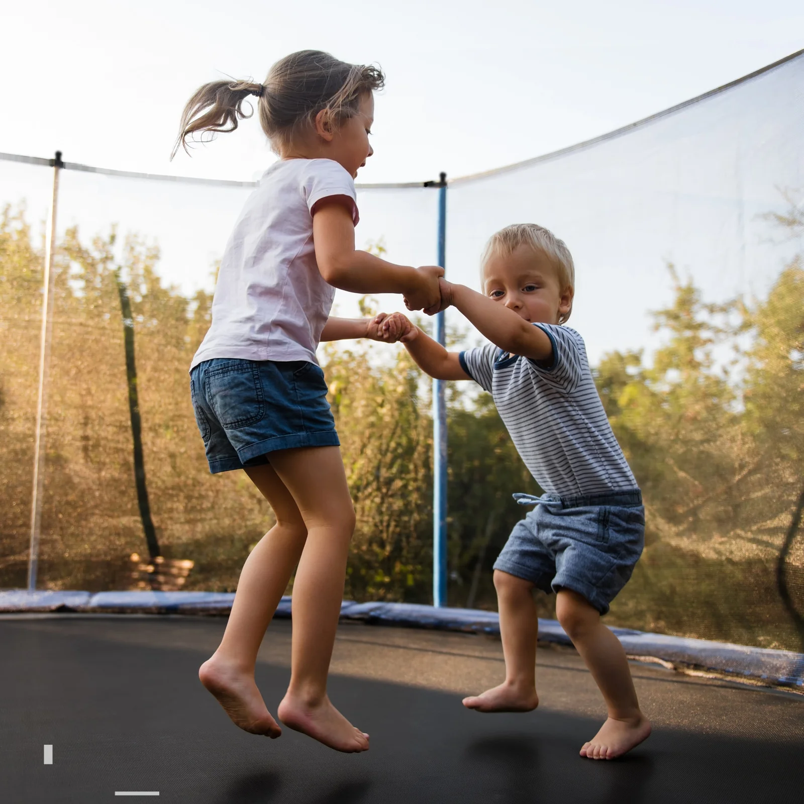 Outdoor Trampoline with Safety Closure Net - Image 46