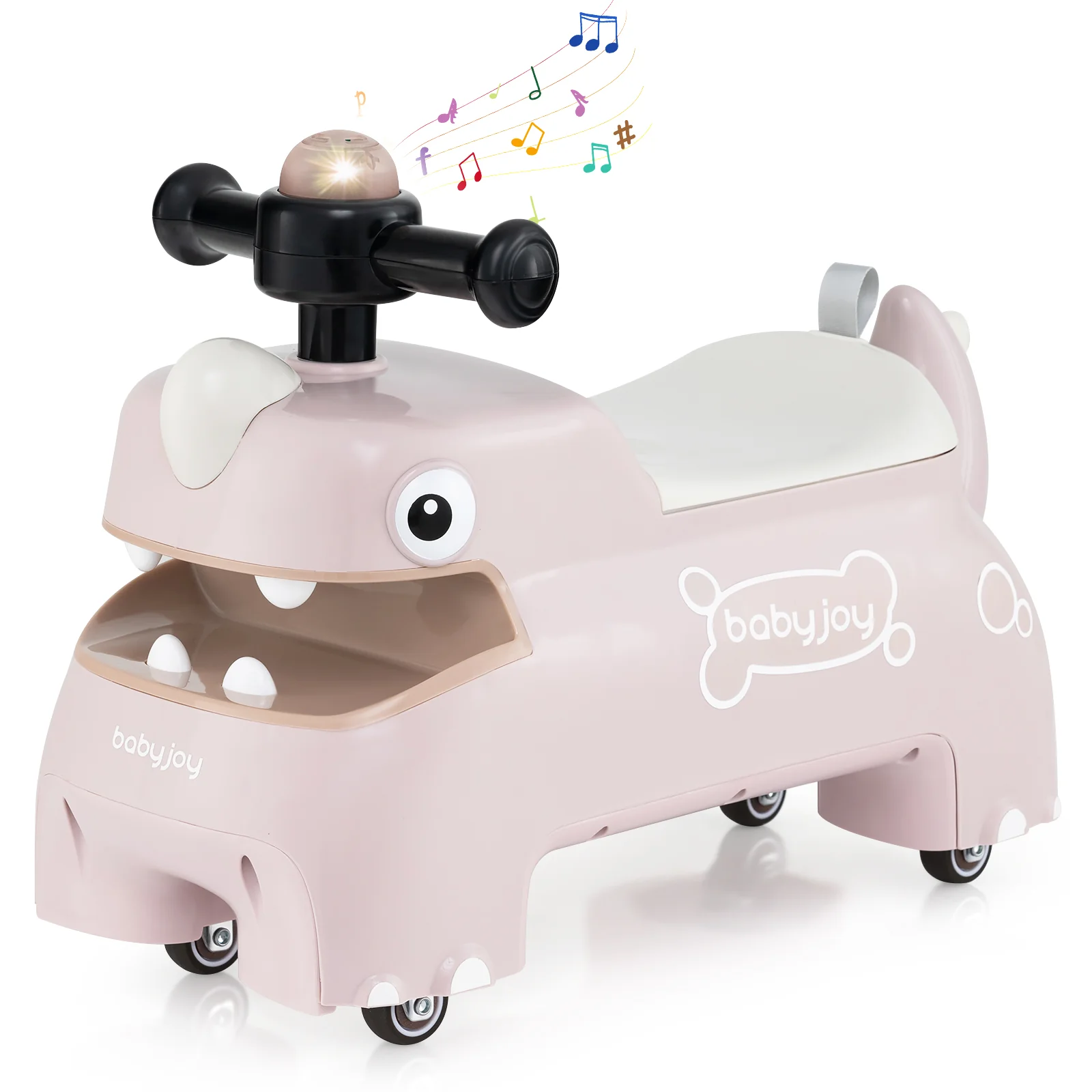 Toddler Ride on Toy Walking Sliding Car with Lights and Music - Image 11
