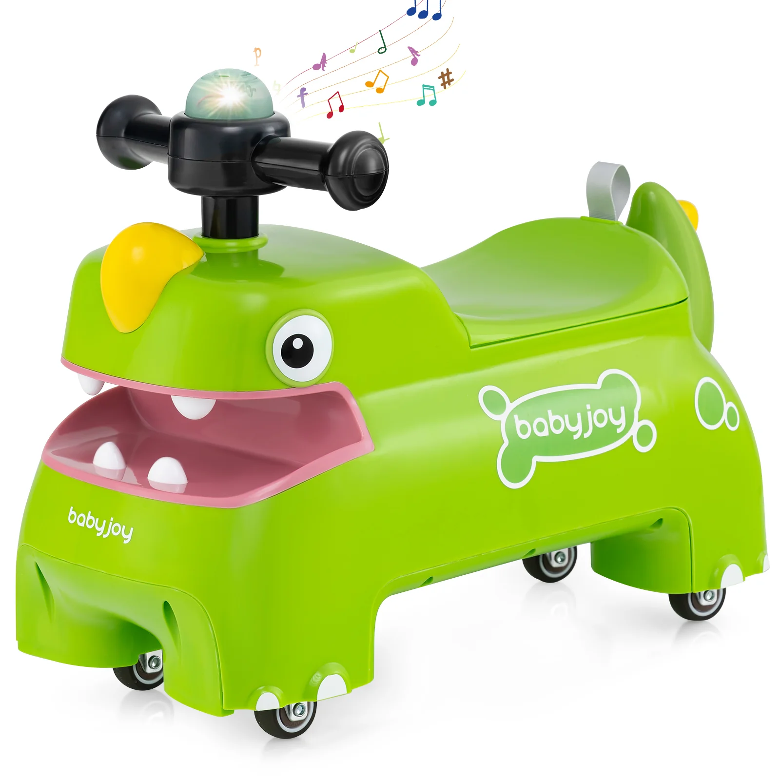 Toddler Ride on Toy Walking Sliding Car with Lights and Music - Image 3