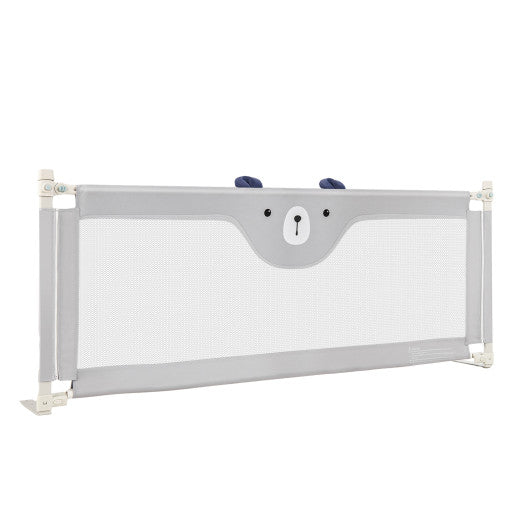 Vertical Lifting Baby Bedrail Guard with Double Safety Child Lock - Image 3